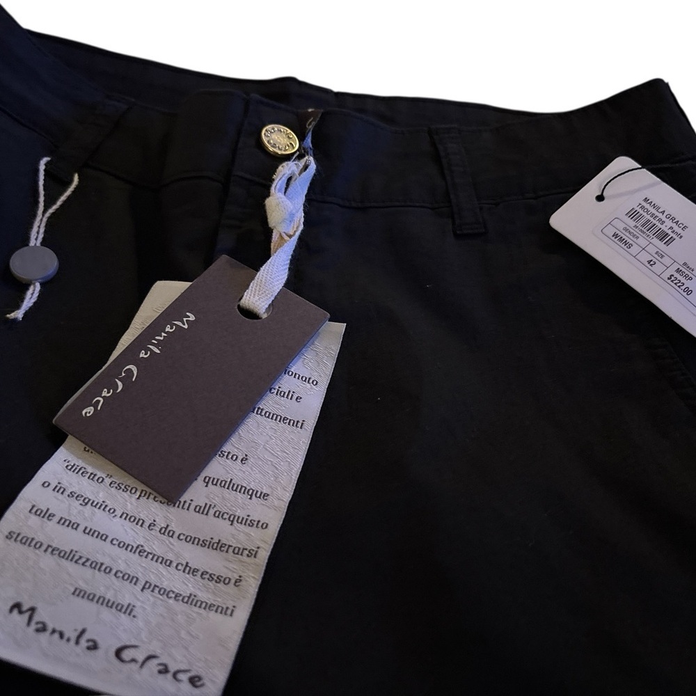 Black Manila Grace trousers pant - Picture 5 of 7